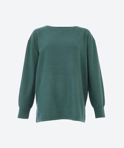 ボートカラーボリュームスリーブニット