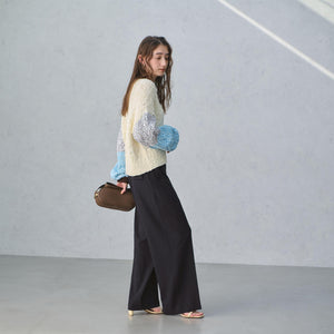 アセテートポリエステル ベイカーパンツ