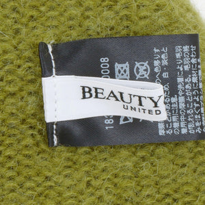 カラー ニットキャップ/オリーブ