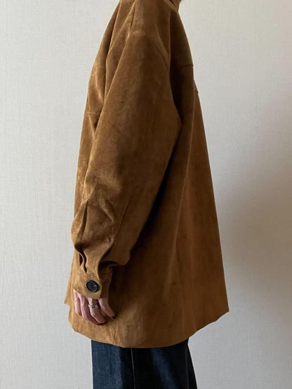 スエードライクオーバージャケット