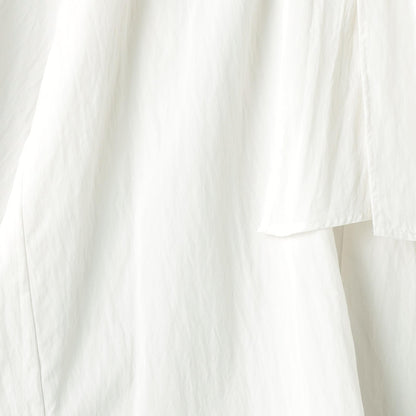 【WEB限定 Wardrobe DAILY MINIMAL】リボンタイブラウス -2WAY/ウォッシャブル-