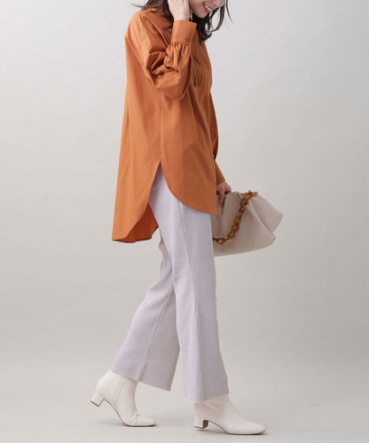 リブテレコパンツ