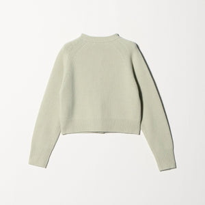 ウールニット ショートカーディガン