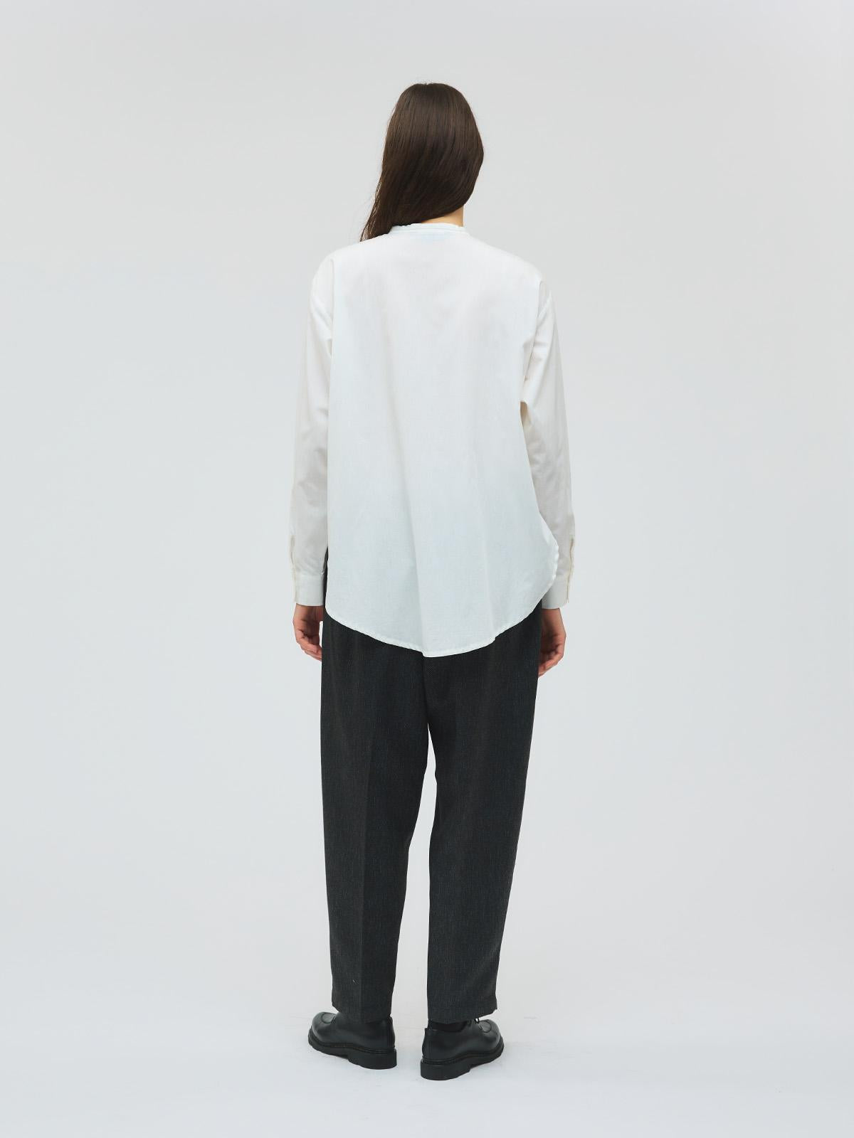 mizuiro ind リボンタイロングシャツ