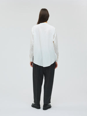 mizuiro ind リボンタイロングシャツ