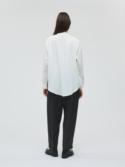 mizuiro ind リボンタイロングシャツ