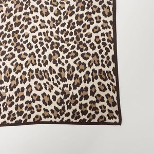 シルク レオパード スカーフ