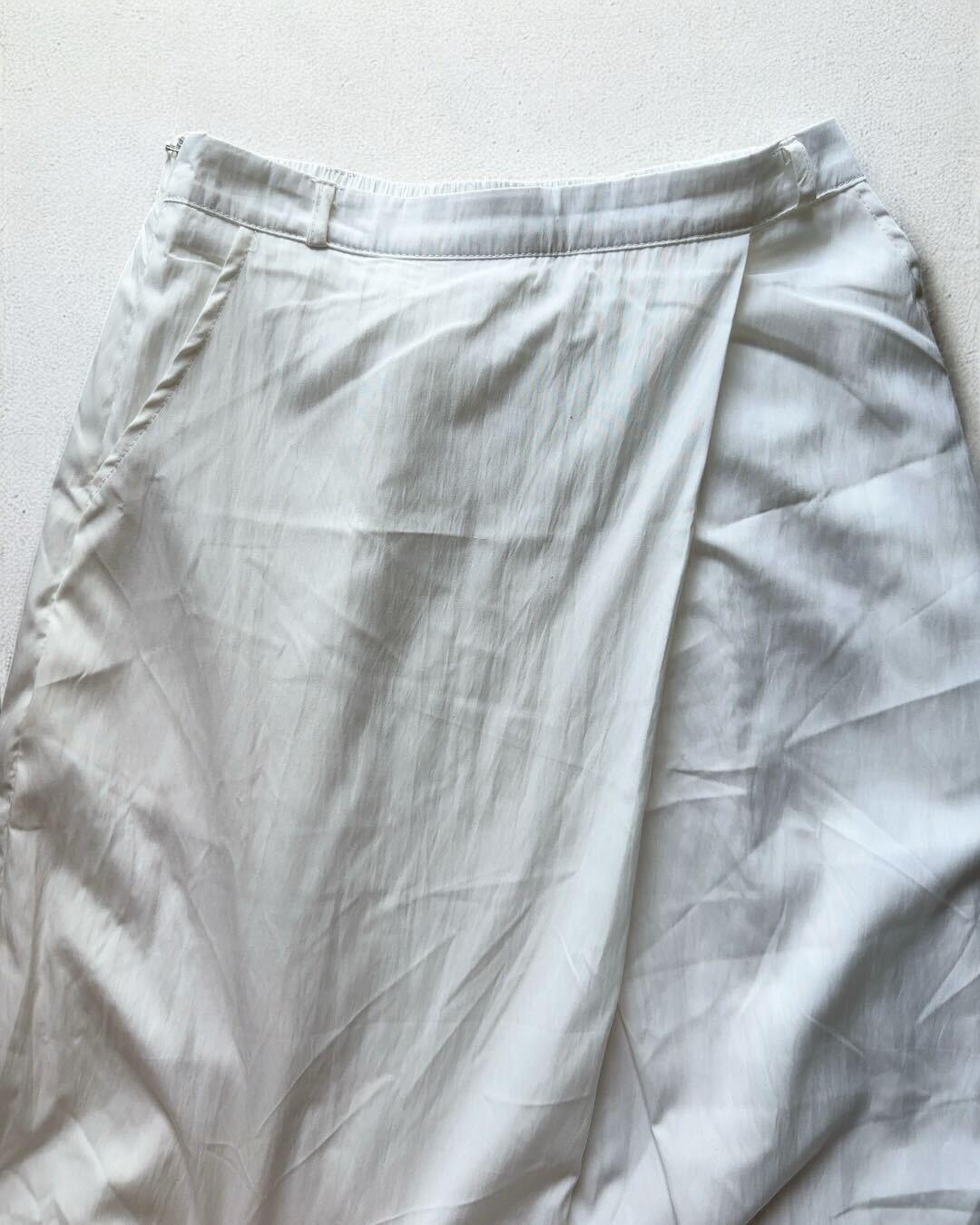 ラップ風ロングスカート