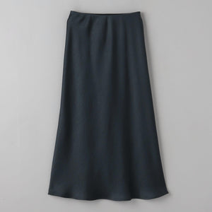 ポリエステルサテン マーメイドフレアスカート