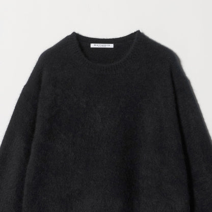 フォックスカシミヤブレンド クルーネックニットプルオーバー