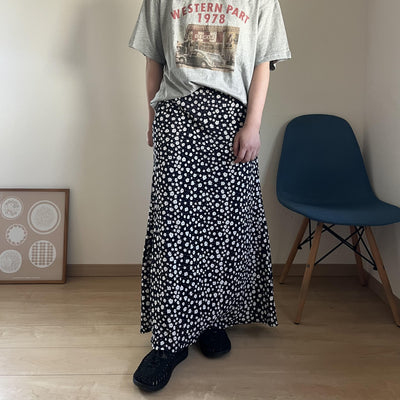 花柄ロングスカート