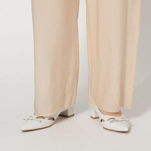 オープンアーチリボン パンプス35↑