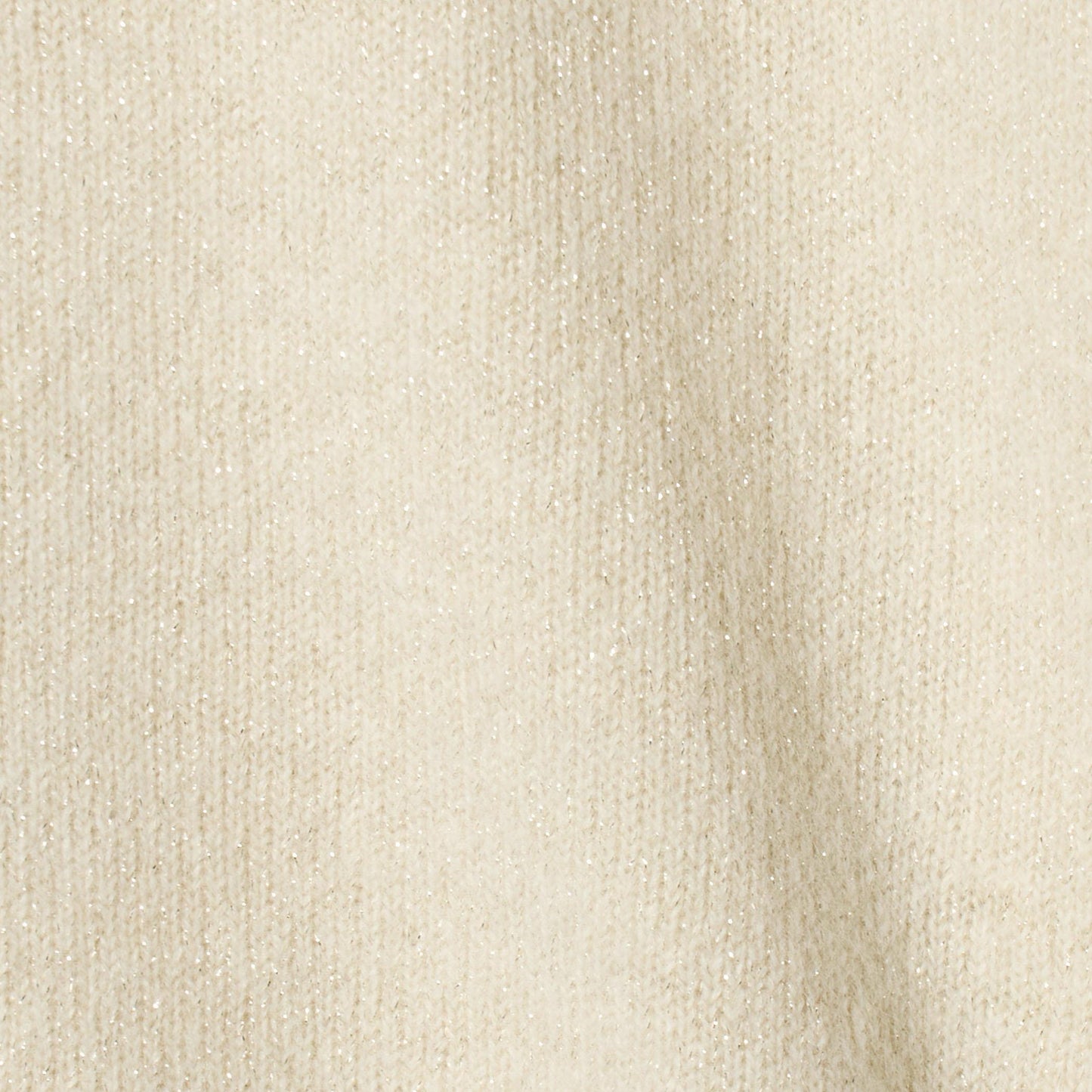 フォックス ウール ラメ タートルネック ニット