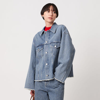 カットオフ デニムジャケット