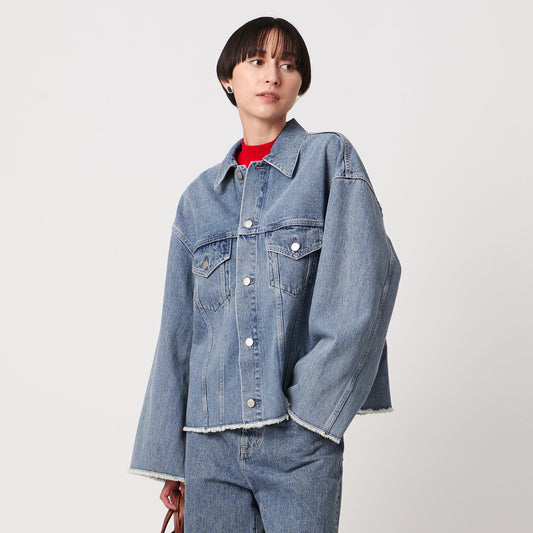 カットオフ デニムジャケット