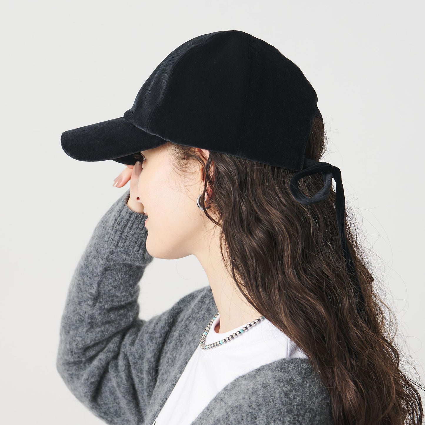 VVN バックリボンキャップ UV