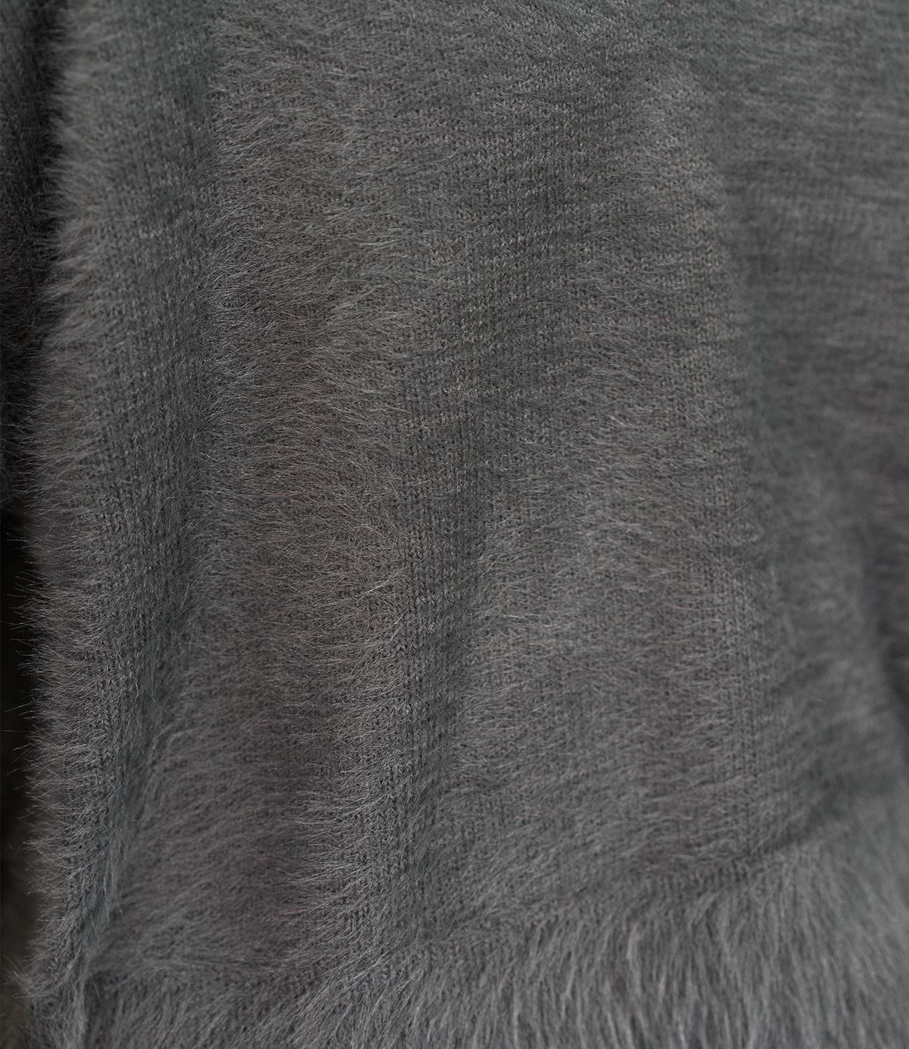 バックリボンVネックニット