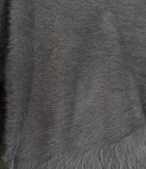 バックリボンVネックニット