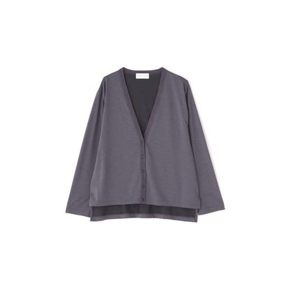 プレ－ティング天竺カーディガン