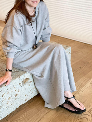 ライトスウェット ボートネックセットアップ