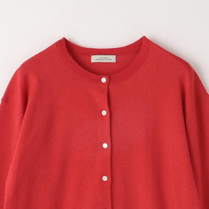 ドラキー クルーネック ニット カーディガン