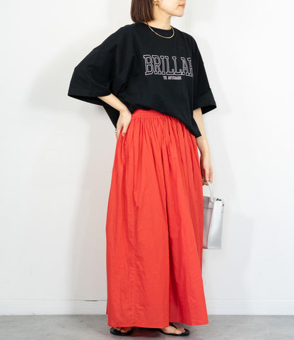 クロップドロゴTシャツ