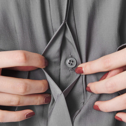 【WEB限定 Wardrobe DAILY MINIMAL】フリルレイヤーブラウス ウォッシャブル