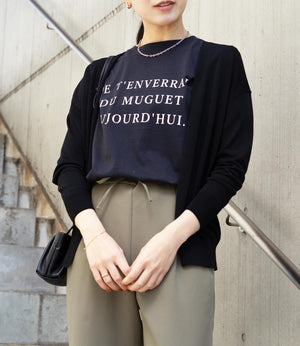 【UV加工】着流しミドルカーディガン