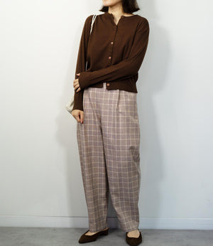 ふんわりタッチクルーネックカーディガン