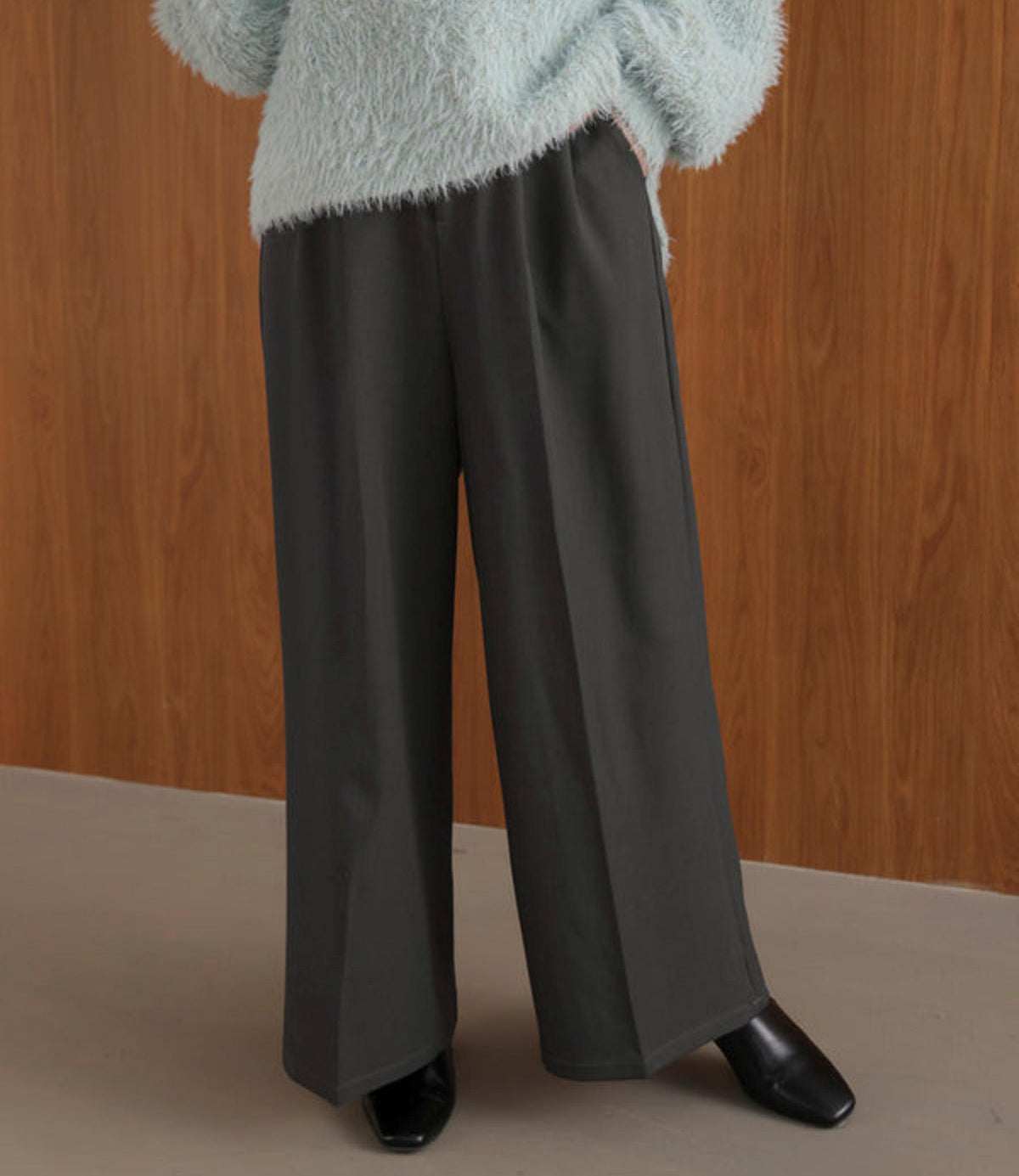 2タックストレートパンツ