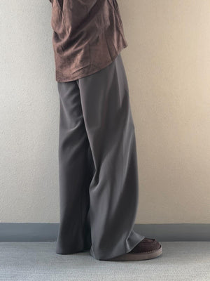 バンディングイージーワイドパンツ