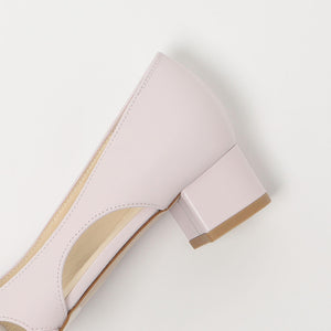 オープンアーチリボン パンプス35↑