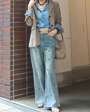 ファーバケットバッグ