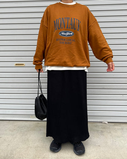 MONTAUKロゴスウェット