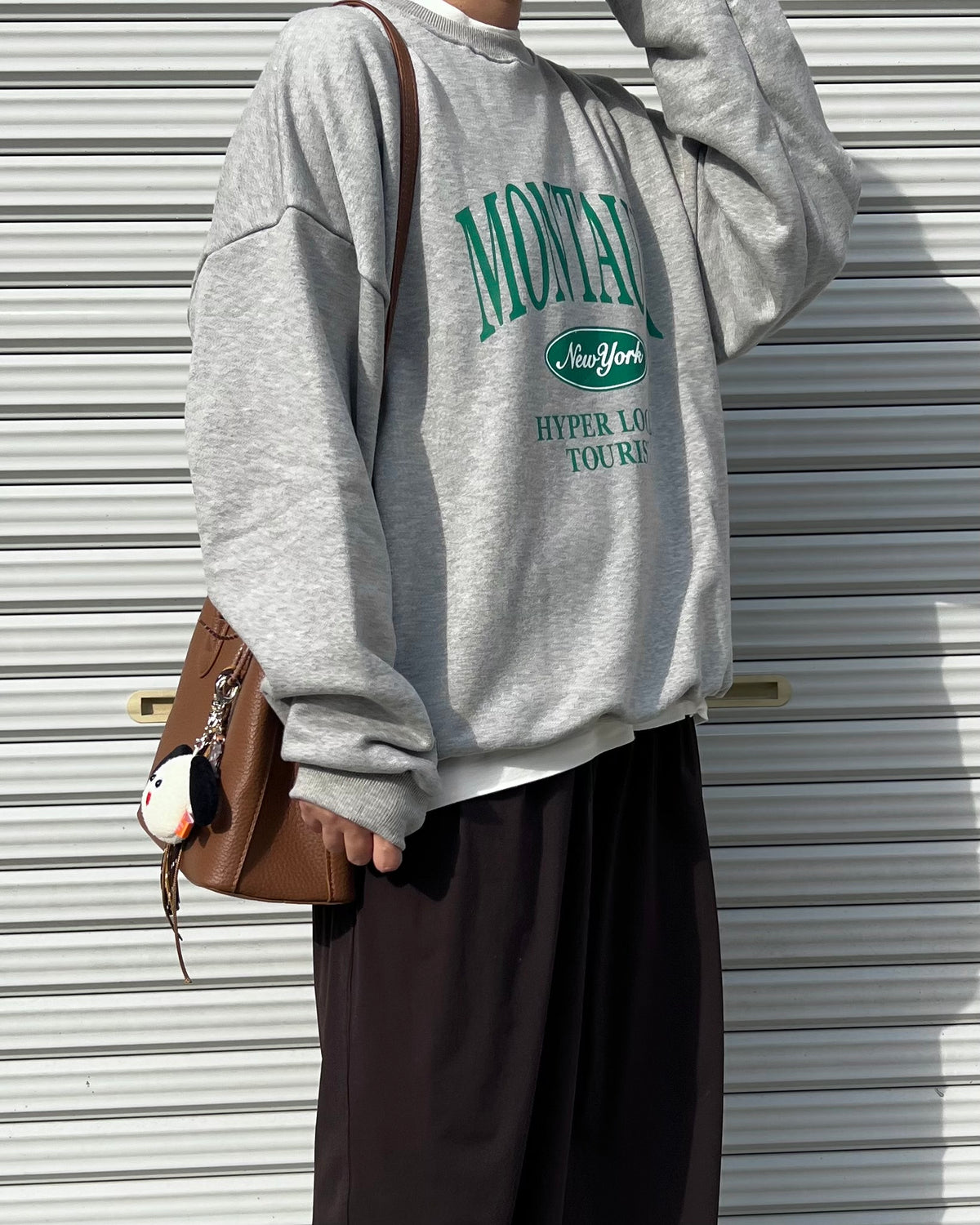 MONTAUKロゴスウェット