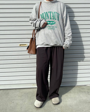 MONTAUKロゴスウェット