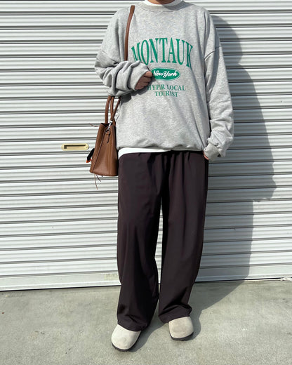 MONTAUKロゴスウェット