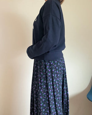 刺繍ロゴスウェットプルオーバー