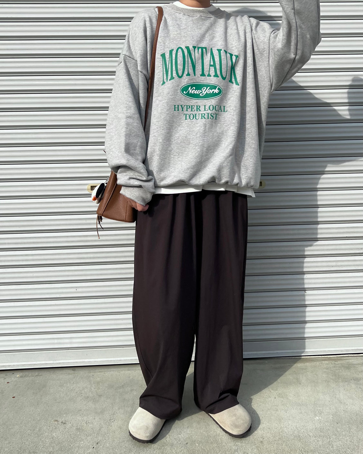 MONTAUKロゴスウェット
