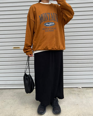 MONTAUKロゴスウェット