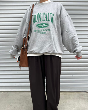 MONTAUKロゴスウェット