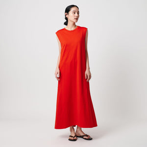 【WEB限定 Wardrobe DAILY MINIMAL】ティアード フレンチスリーブワンピース 接触冷感 吸水速乾