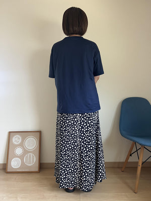花柄ロングスカート