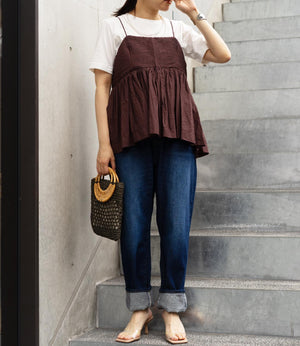 ピンタックキャミビスチェ