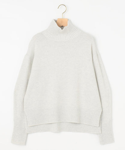 ウールカシミヤミックス ロールネック ニット