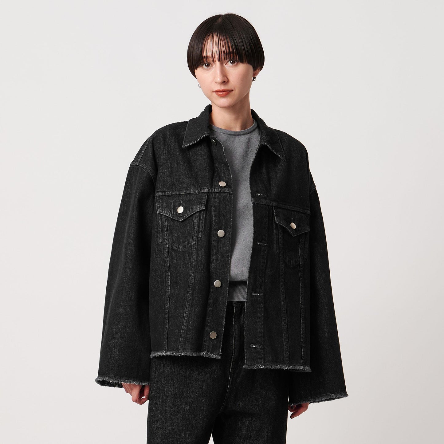 カットオフ デニムジャケット