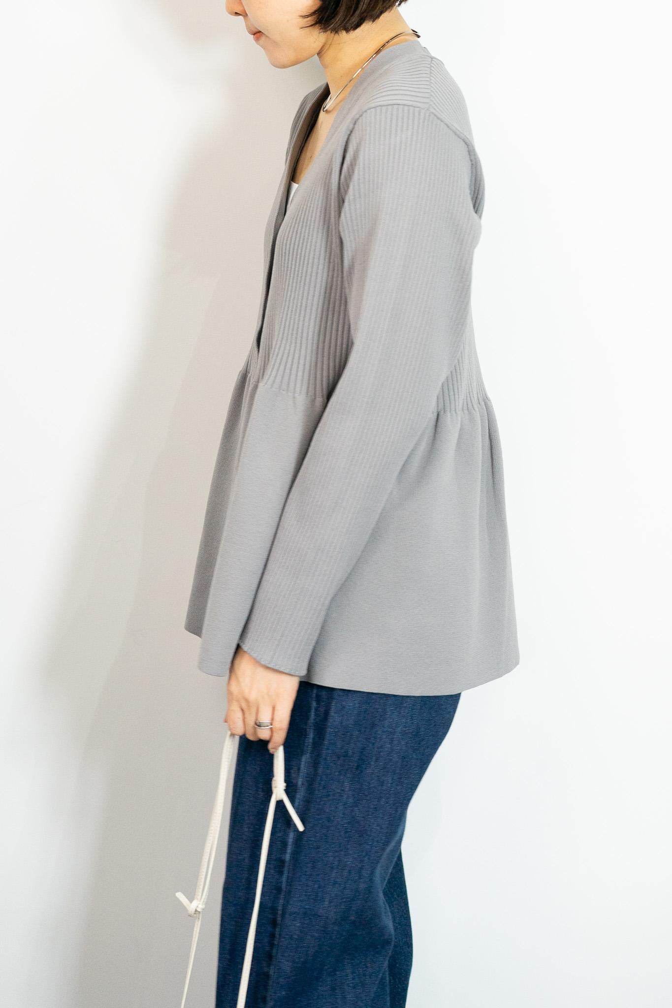 スポンディッシュペプラムカーディガン