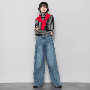 リブタートルニットプルオーバー≪手洗い可能≫