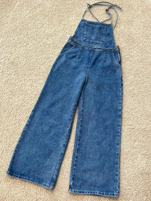 デニムサロペット