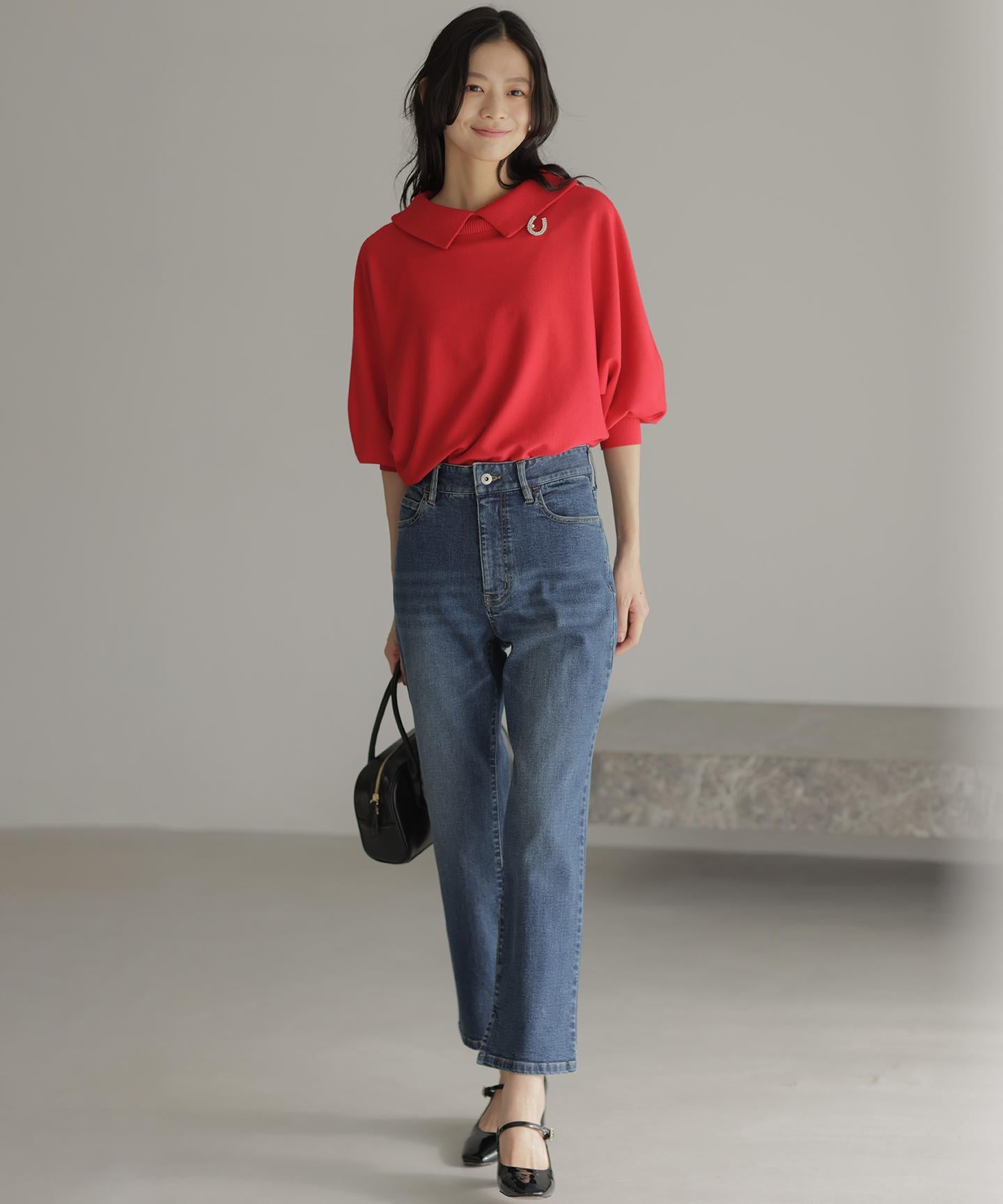 ミッドデニム パンツ